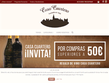 Tablet Screenshot of casacuartero.com